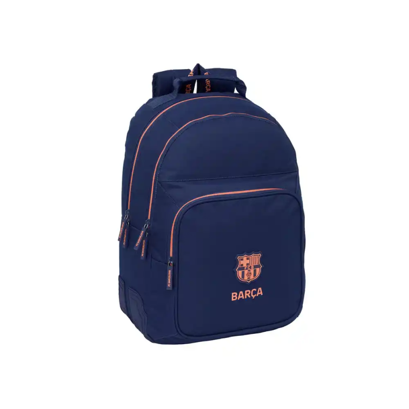 Mochila safta doble con cantoneras adaptable a carro f.c. barcelona 2ª equipacion 25/26 420x320x150 mm