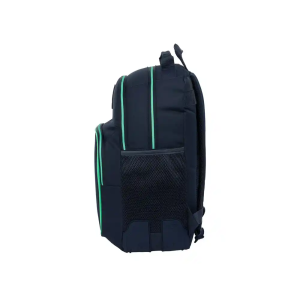 Mochila safta doble con cantoneras adaptable a carro real madrid 2ª equipacion 25/26 420x320x150 mm