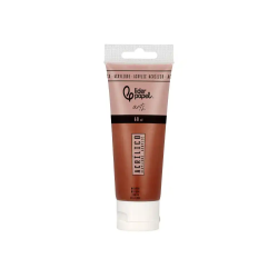 Pintura acrilica liderpapel tubo de plastico de 60 ml color marron
