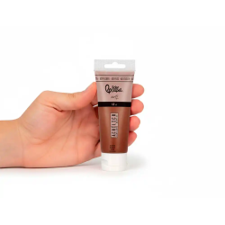 Pintura acrilica liderpapel tubo de plastico de 60 ml color marron