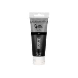 Pintura acrilica liderpapel tubo de plastico de 60 ml color negro marfil