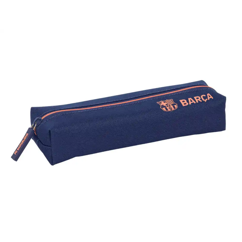 Bolso escolar portatodo safta rectangular con goma elastica 22cm f.c. barcelona 2ª equipacion 25/26 40x220x70 mm