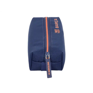 Bolso escolar portatodo safta rectangular con goma elastica 22cm f.c. barcelona 2ª equipacion 25/26 40x220x70 mm