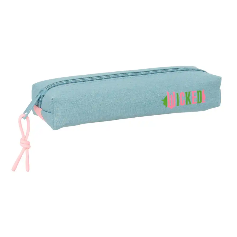 Bolso escolar portatodo safta rectangular con goma elastica 22cm wicked 40x220x70 mm