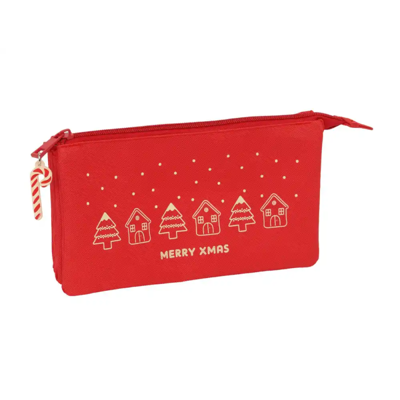 Bolso escolar portatodo safta triple complementos safta 120x220x30 mm