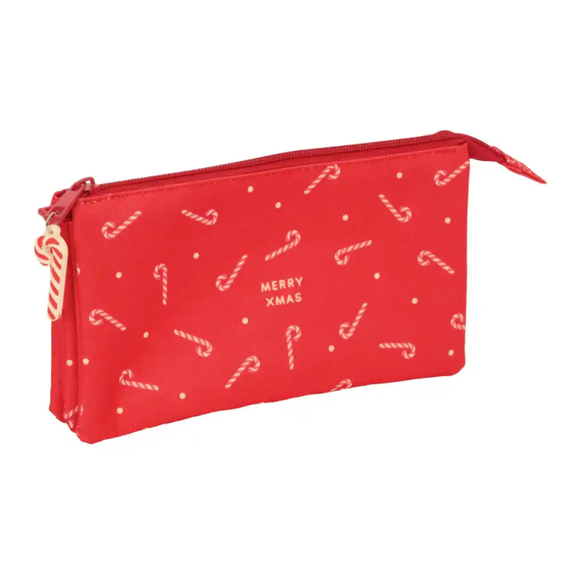 Bolso escolar portatodo safta triple complementos safta 120x220x30 mm