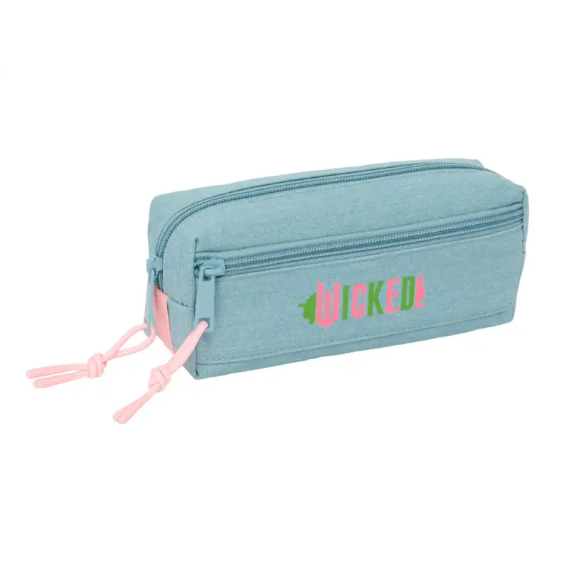 Bolso escolar portatodo safta triple pequeño con goma elastica 22cm wicked 85x220x60 mm