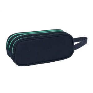 Bolso escolar portatodo safta triple real madrid 2ª equipacion 25/26 85x210x70 mm