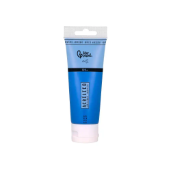 Pintura acrilica liderpapel tubo de plastico de 120 ml color azul