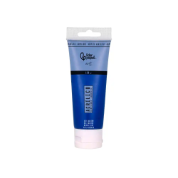 Pintura acrilica liderpapel tubo de plastico de 120 ml color azul marino
