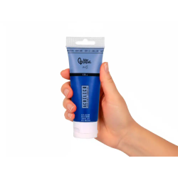 Pintura acrilica liderpapel tubo de plastico de 120 ml color azul marino