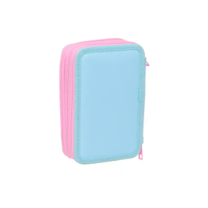 Plumier escolar safta triple 37 piezas frozen 195x125x55 mm