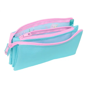 Bolso escolar portatodo safta triple gabby's dollhouse 120x220x30 mm