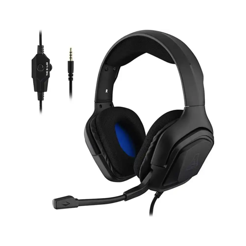 Auriculares gaming the g-lab korp-cobalt/b jack 3.5mm negro