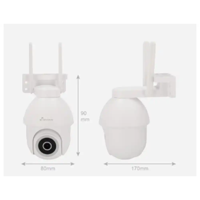Camara nivian smart 4mp 2,5k black light full color