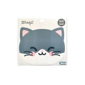 Alfombrilla para raton wondee mr. wonderful forma gato