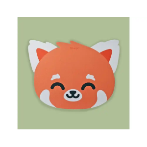 Alfombrilla para raton wondee mr. wonderful forma panda rojo