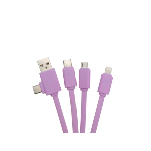 Cable de carga multiconector wondee mr. wonderful mono 3 en 1