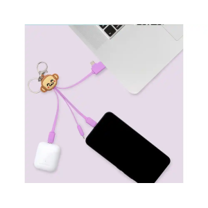 Cable de carga multiconector wondee mr. wonderful mono 3 en 1