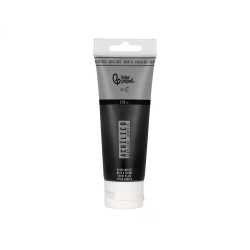 Pintura acrilica liderpapel tubo de plastico de 120 ml color negro marfil