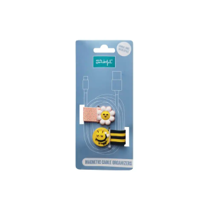 Organizadores de cable wondee mr. wonderful blossom pack de 2 unidades