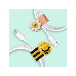 Organizadores de cable wondee mr. wonderful blossom pack de 2 unidades