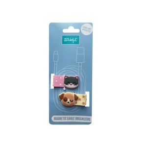 Organizadores de cable wondee mr. wonderful pets pack de 2 unidades