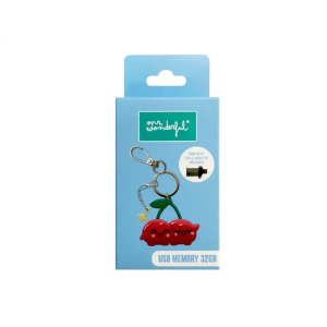 Memoria usb wondee mr. wonderful 32gb cereza