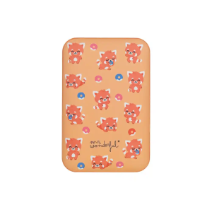 Bateria externa wondee mr. wonderful 10.000 mah panda rojo