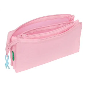 Bolso escolar portatodo safta triple benetton basics 120x220x30 mm