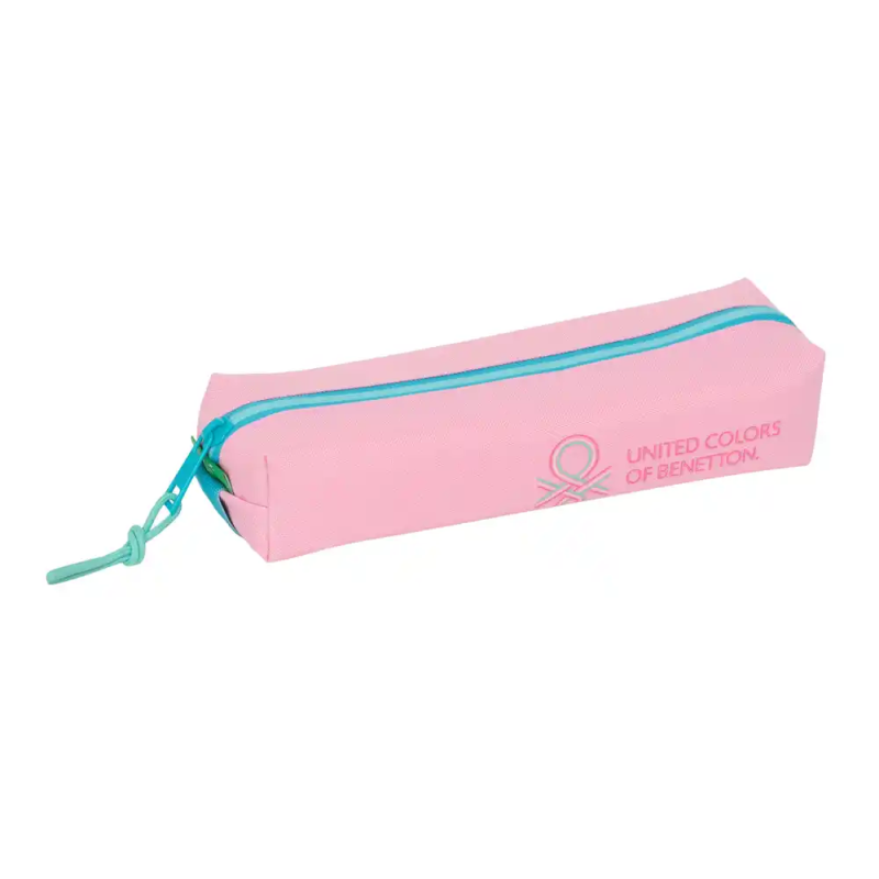 Bolso escolar portatodo safta rectangular con goma elastica benetton dolce 40x220x70 mm