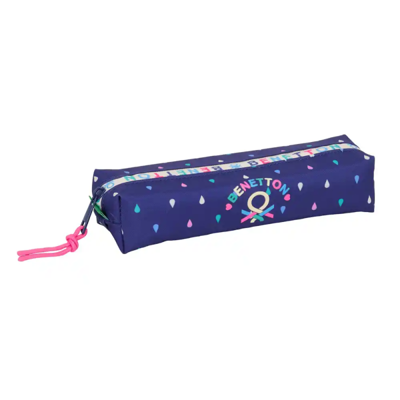 Bolso escolar portatodo safta rectangular con goma elastica benetton drop 40x220x70 mm