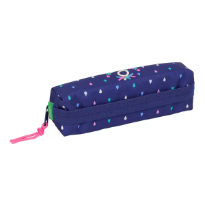 Bolso escolar portatodo safta rectangular con goma elastica benetton drop 40x220x70 mm