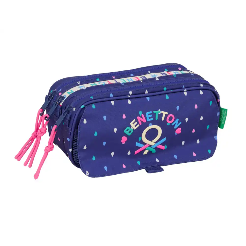 Bolso escolar portatodo safta triple big benetton drop 100x215x80 mm