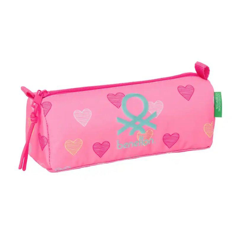 Bolso escolar portatodo safta benetton heart 80x210x70 mm