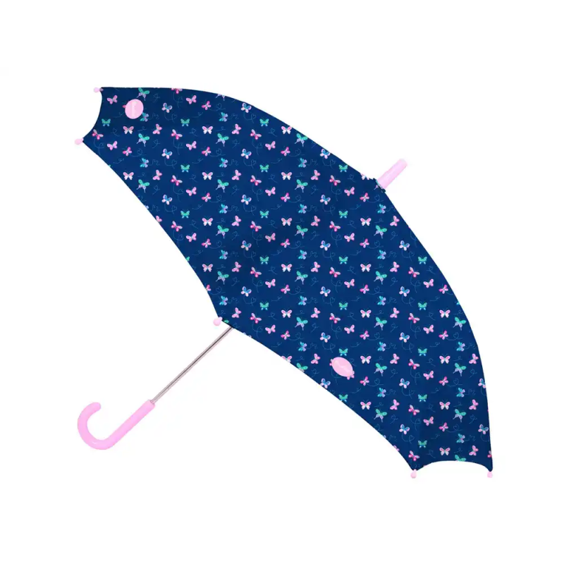 Paraguas automatico safta 60 cm blackfit mariposas