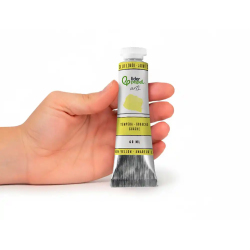 Pintura gouache/tempera liderpapel tubo de aluminio de 60 ml color amarillo limon