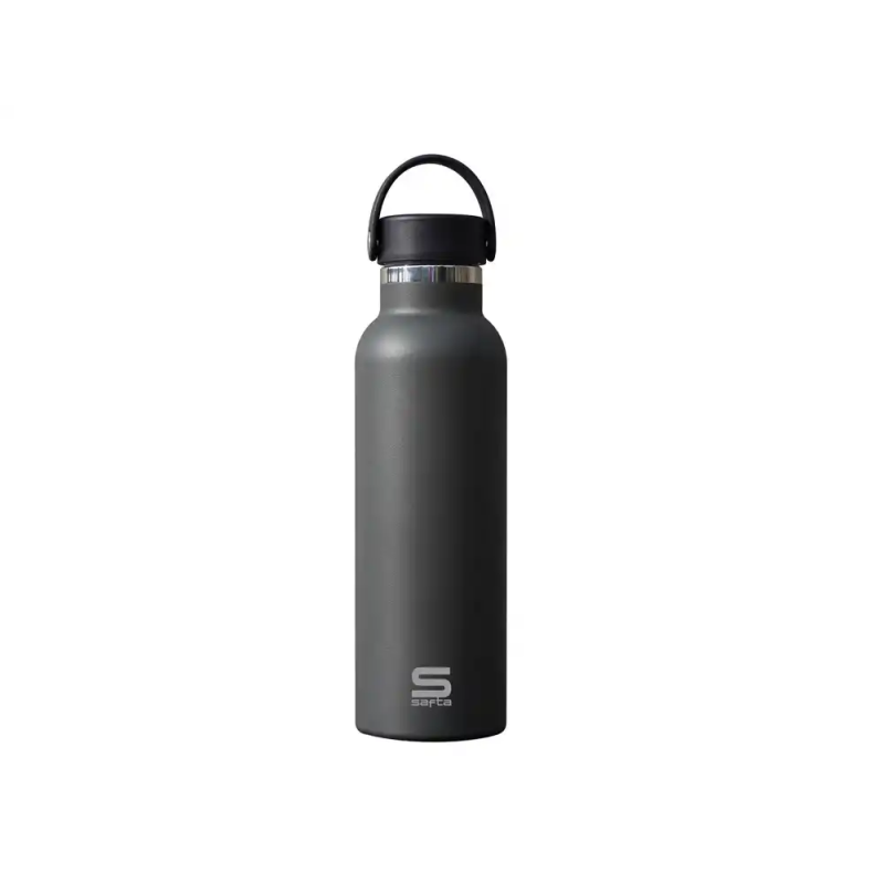Botella termo safta exterior goma 600 ml
