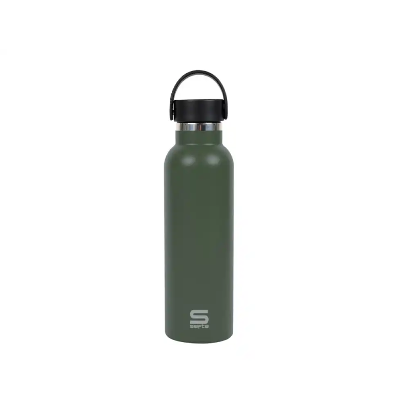 Botella termo safta exterior goma 600 ml