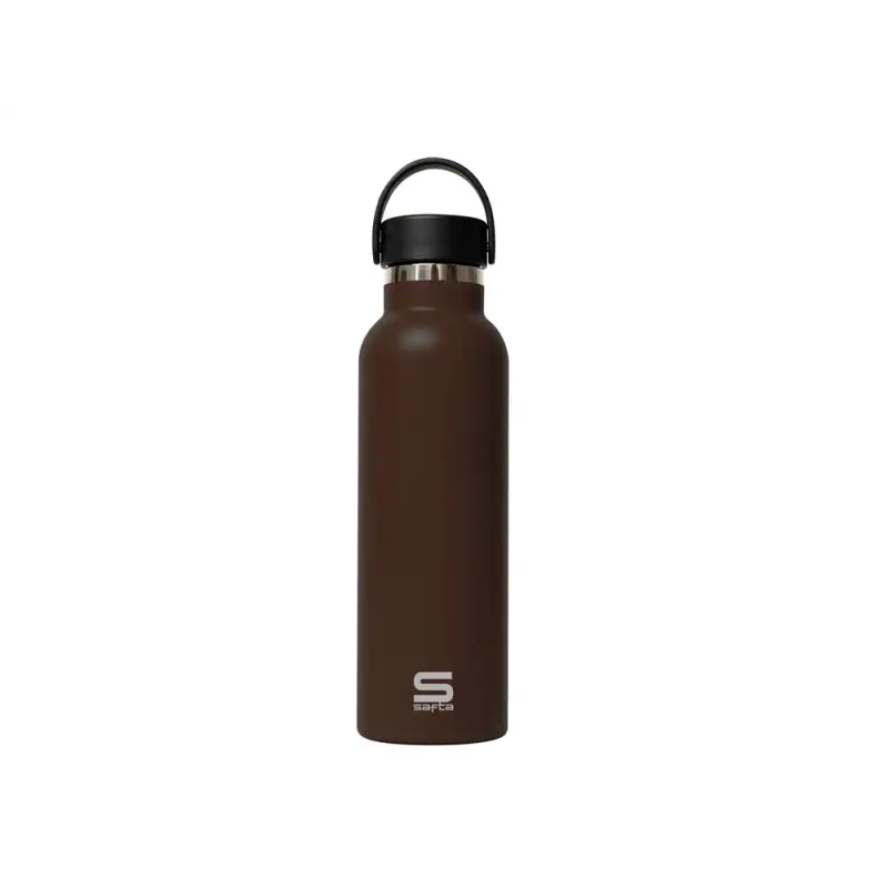 Botella termo safta exterior goma 600 ml