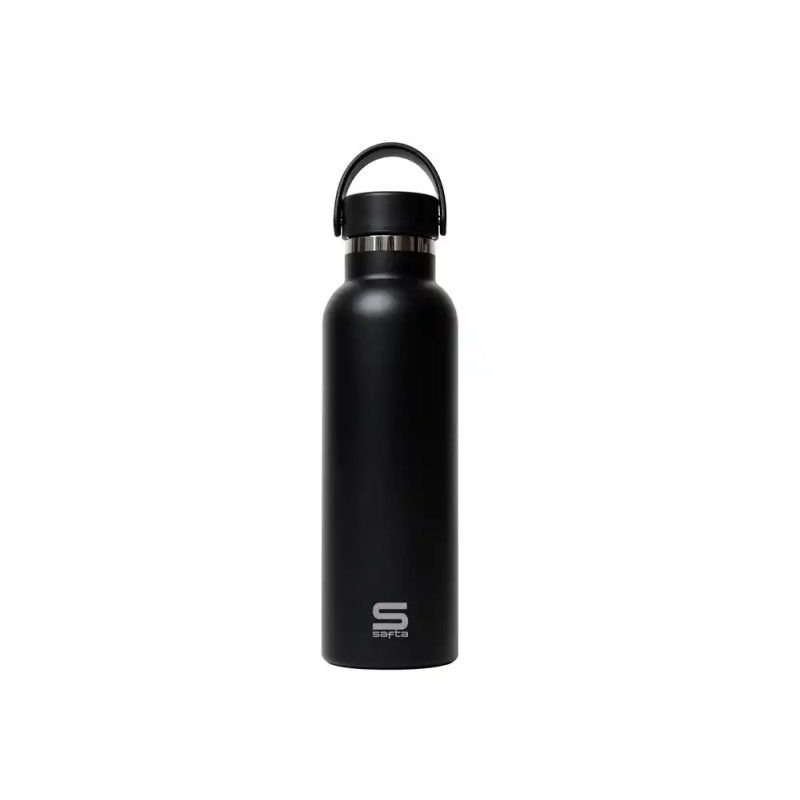 Botella termo safta exterior goma 600 ml