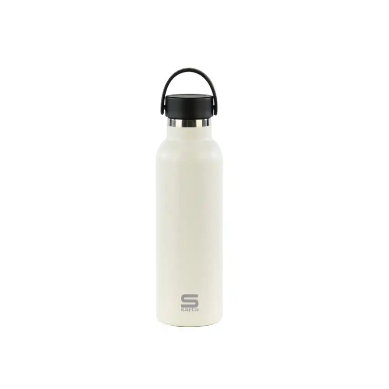 Botella termo safta exterior goma 600 ml