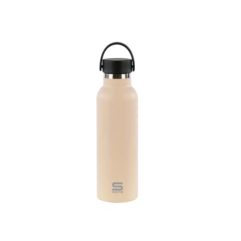Botella termo safta exterior goma 600 ml