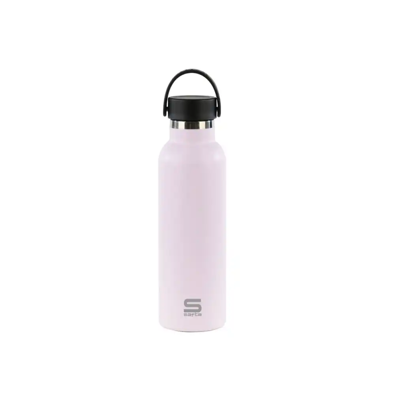 Botella termo safta exterior goma 600 ml