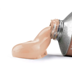 Pintura gouache/tempera liderpapel tubo de aluminio de 60 ml color salmon