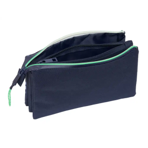 Bolso escolar portatodo safta triple el niño navy 120x220x30 mm