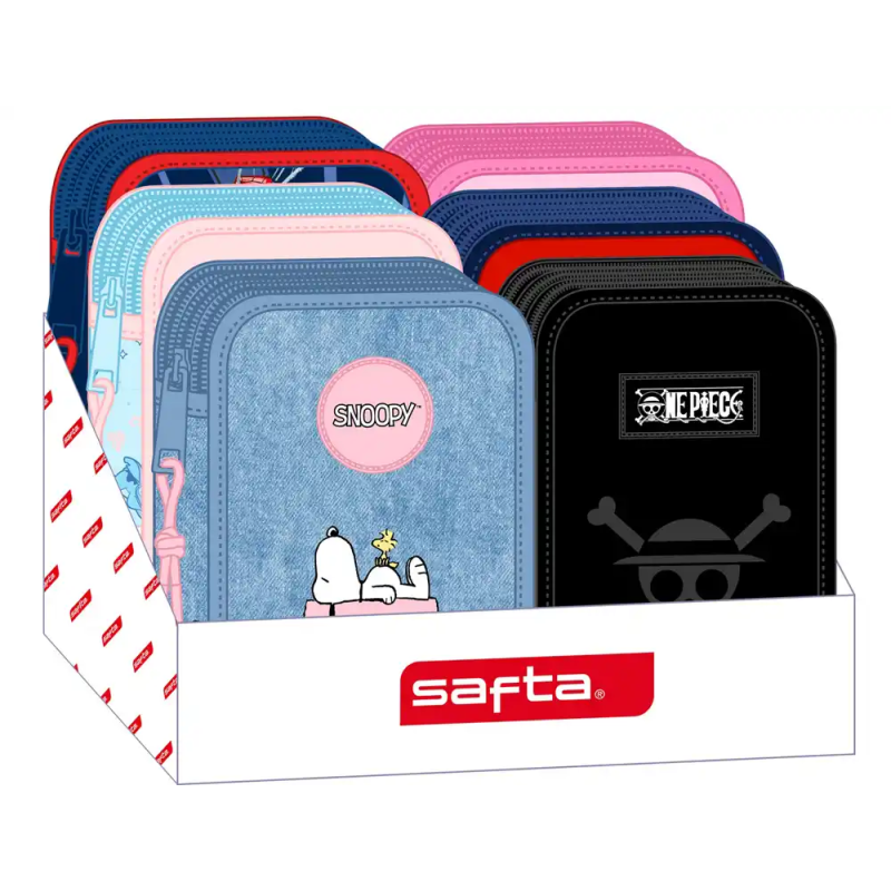 Plumier escolar safta 857 expositor 200x280x240 mm