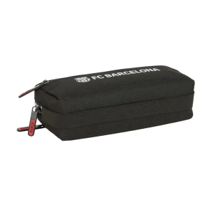 Bolso escolar portatodo safta triple pequeño con goma elastica f.c. barcelona 85x220x60 mm