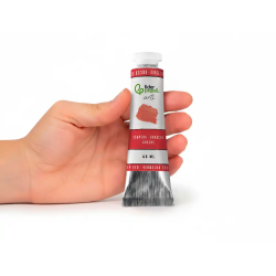 Pintura gouache/tempera liderpapel tubo de aluminio de 60 ml color rojo oscuro