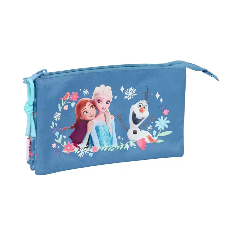 Bolso escolar portatodo safta triple frozen 120x220x30 mm